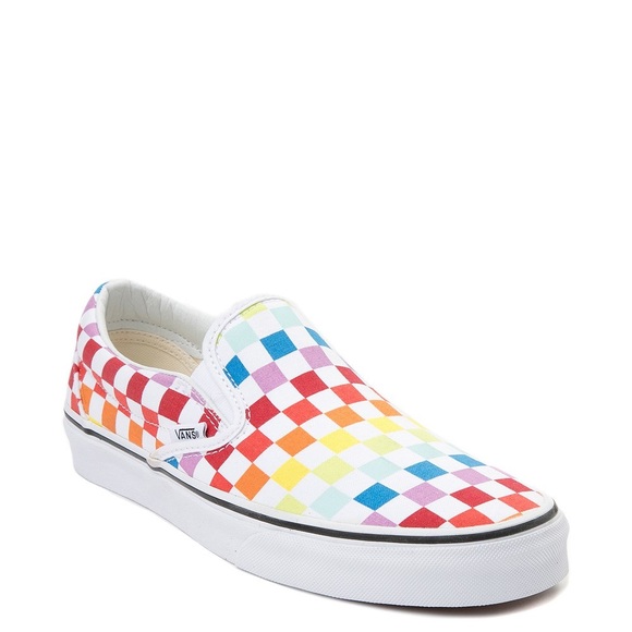 adult rainbow vans